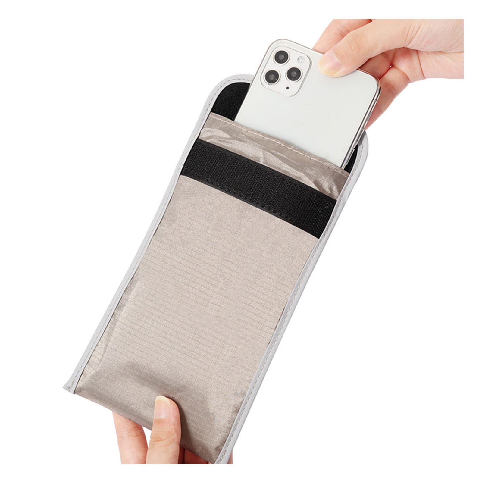 Borsa Faraday Anti-radiazioni Custodia per telefono cellulare Custodia di sicurezza Custodia per blocco del segnale Protezione EMF 5G RF GPS RFID Custodie per privacy Custodia per smartphone Dispositi