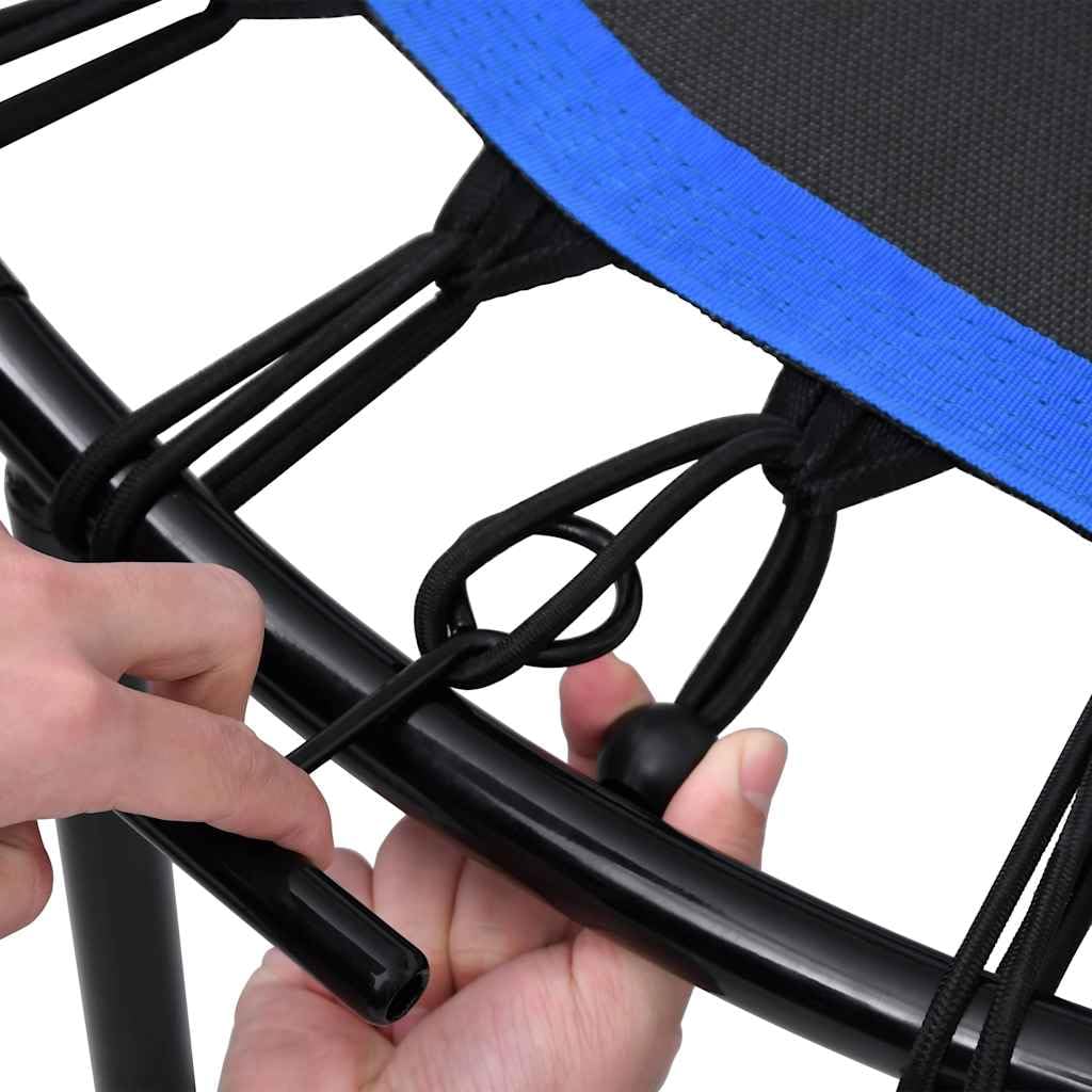 vidaXL Trampolina fitness z uchwytem, 122 cm