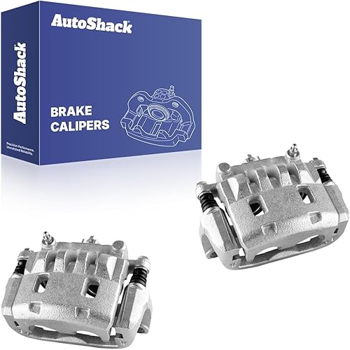 AutoShack BC30008PR Juego de 2 pinzas de freno delantero para Saab 9-2X Subaru Impreza Baja WRX XV Crosstrek 2002-2014 Outback Legacy 2003-2018