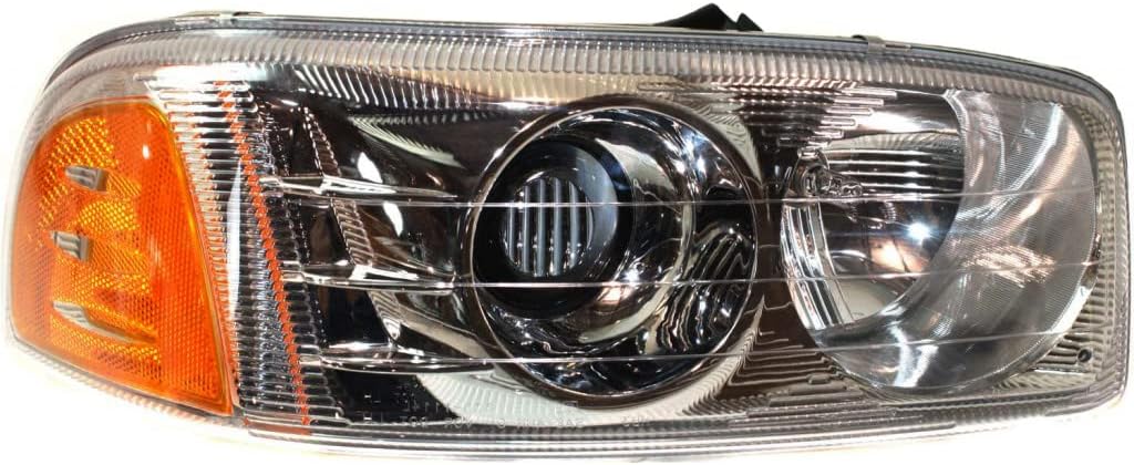 CarLights360 For GMC Sierra 1500 Denali/Yukon XL Headlight Assembly 1999-2006 Pair Driver and Passenger Side DOT Certified | GM2502214 | GM2503214 | 15218077