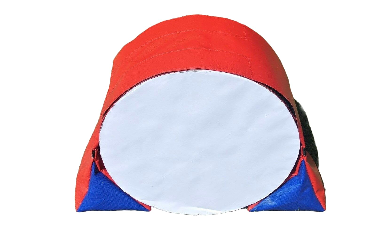 Church Products UK Dog Agility Training Tunnel Sand Bags Adjustable (60cm - 80cm) Indoor Outdoor Apparatus UV PVC (Red/Blue) *Tunnel Not Included*