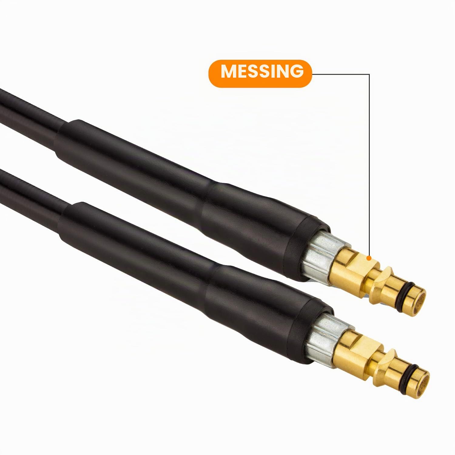 Hochdruckreiniger Schlauch für Kärcher K2 K3 K4 K5 K6 K7-30m Verlängerungsschlauch - Quick Connect Hochdruckschlauch mit Messingverbindern KNOFER
