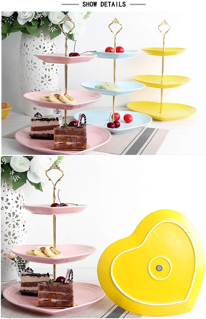40% оƒƒ Dіѕсоunt KOKITEA 3-Tier Elegant Ceramic Cake Stand - Dessert Cupcake Stand - Pastry Serving Tray Platter for Tea Party, Wedding and Birthday (White Gold) Buу 1 gеt 1 KOKITEA 3-Tier Elegant Ceramic Cake Stand - Dessert Cupcake Stand - Pastry Serving Tray Platter for Tea Party, Wedding and Birthday (White Gold)