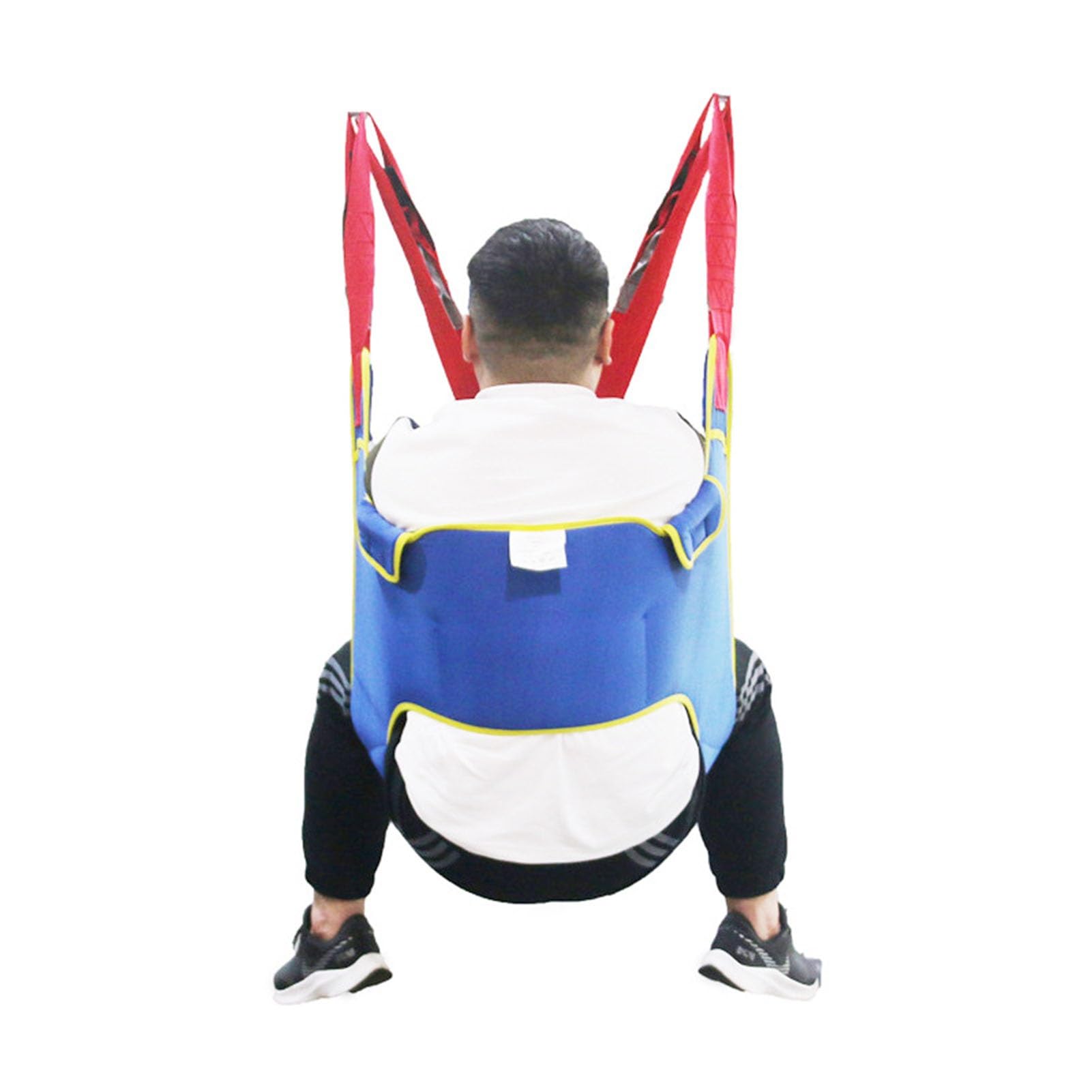 Cinturón de transferencia de tobogán de escalera con arnés de elevación de cuerpo completo for pacientes, for la transferencia de pacientes y el uso del baño con la ayuda de un elevador de pacientes(D