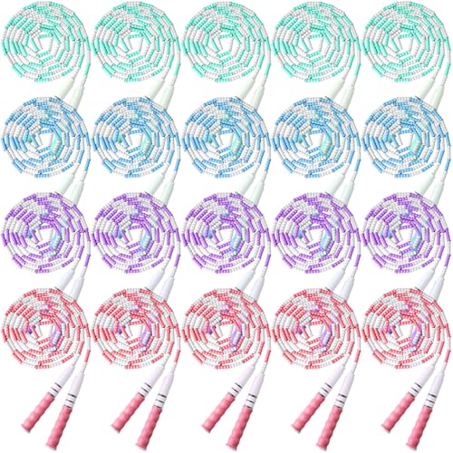 Yunsailing 20 Pack Jump Ropes for Adults Kids, 9.2 Feet