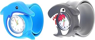 2 Pçs Relógios Infantis De Mesa De Desenho Animado Relógios De Silicone Lindos Relógios De Pulso Para Crianças Adoráveis Relógios Infantis Presentes Criativos Relógios Infantis