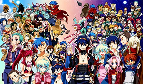 BDP Manga Tengen Toppa Gurren Lagann (8) XXL ONE PIECE NOT SECTIONS Over 1 Meter Wide Glossy Poster! **UK SELLER - SAME DAY SHIPPING***