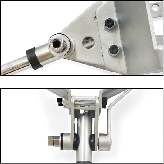 Transmission Shifter Turbo 350 Chrome Automatic Shifter Kit with 12 Stick Compatible for GM Turbo 350 TH350