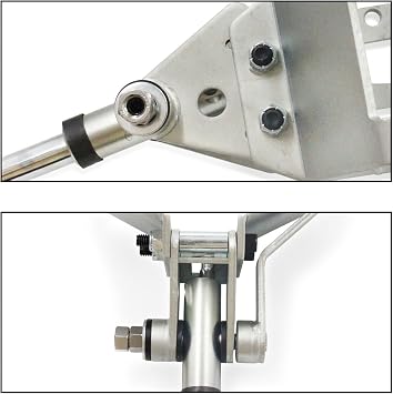 Transmission Shifter Turbo 350 Chrome Automatic Shifter Kit with 12 Stick Compatible for GM Turbo 350 TH350