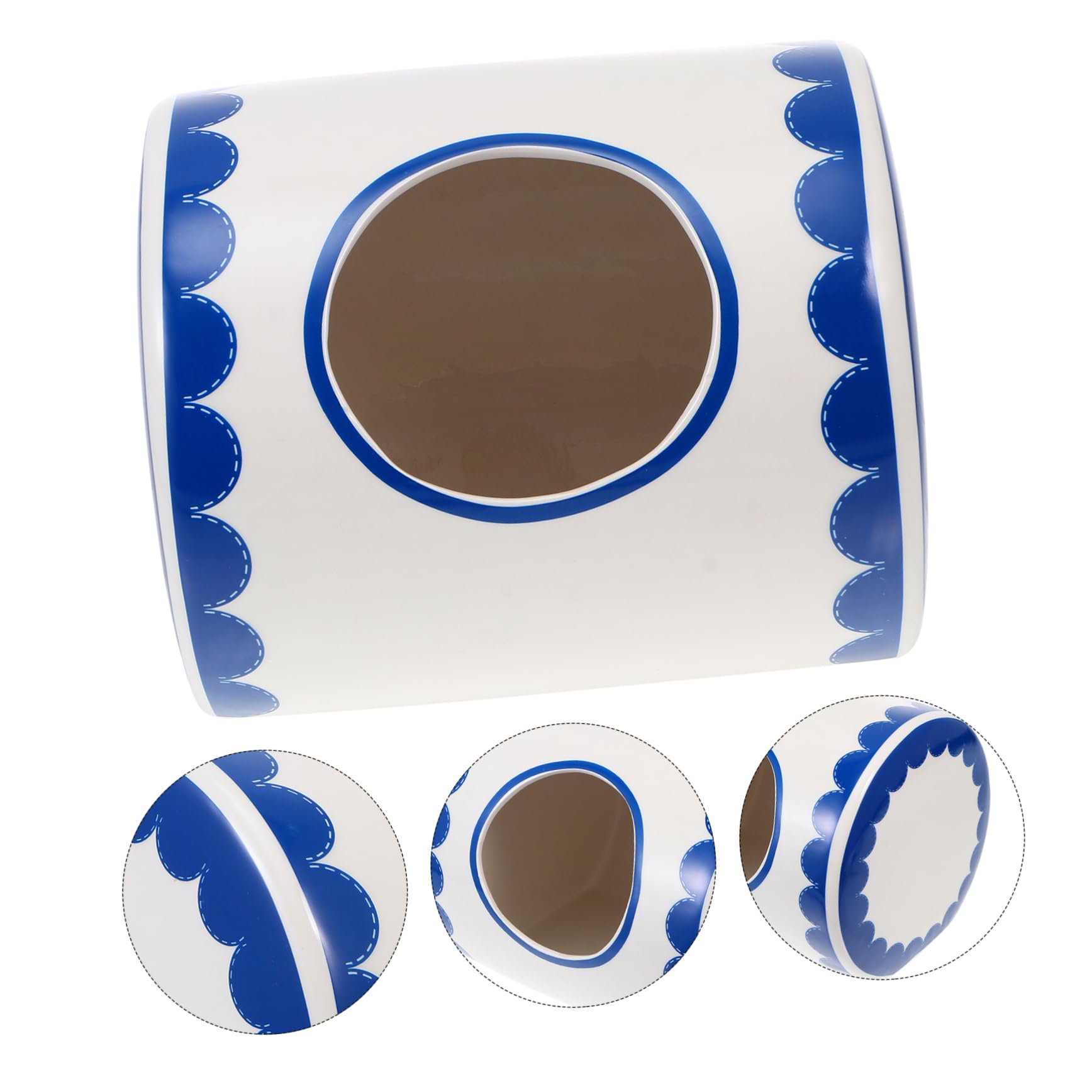 Casetta di Ceramica per Roditori Estiva, Rifugio Fresco e Resistente per Cincillà e Ricci, Struttura Confortevole e Design alla Moda, per L'estate