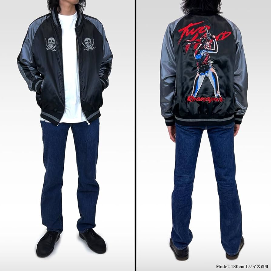 COSPAブラックラグーンレヴィスカジャンXL Amazon.co.jp: 【公式】コスパ ブラック・ラグーン レヴィ 刺繍