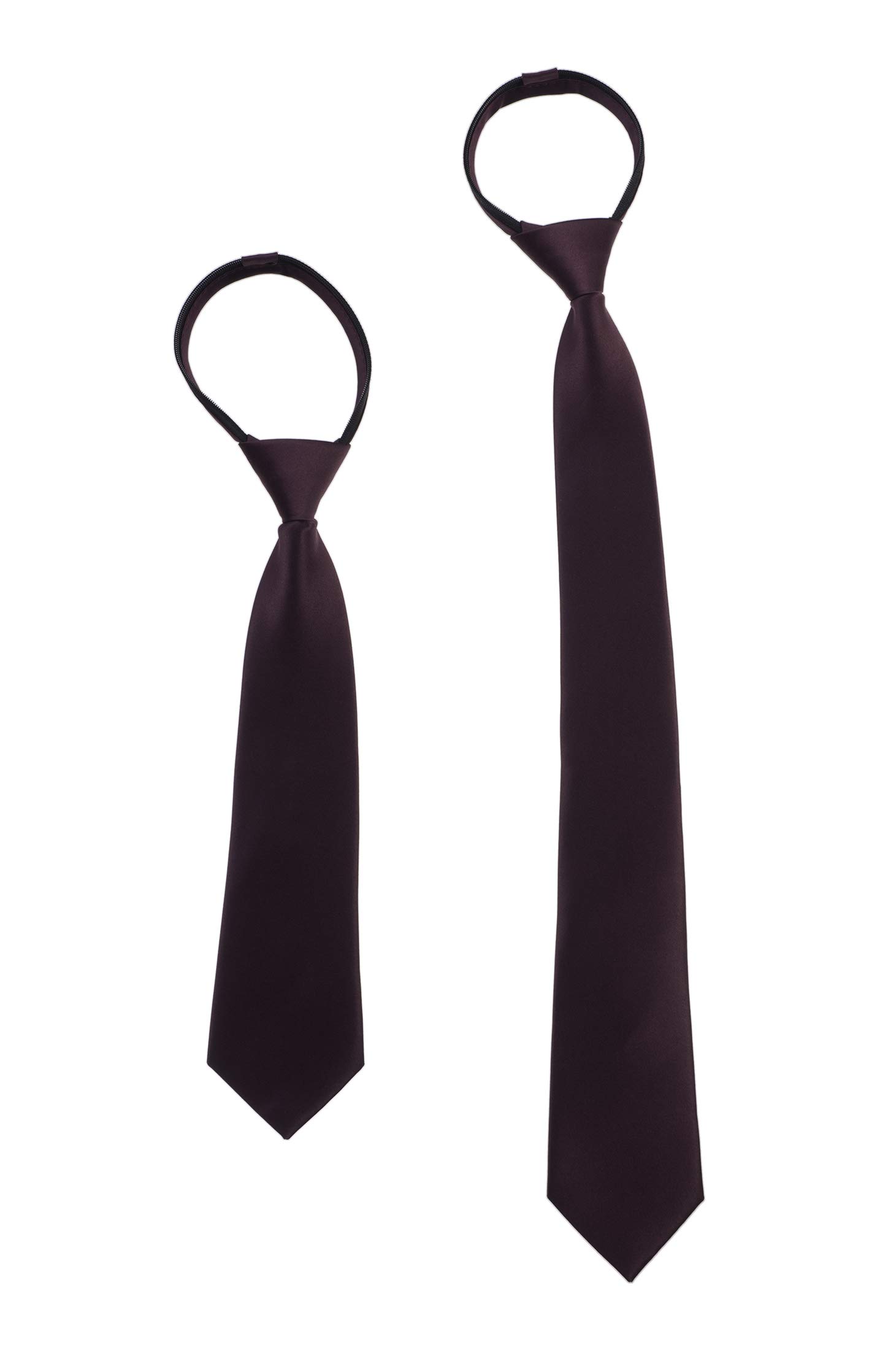 Tuxgear Mens Neck Tie and Adjustable Stretch Suspender Set, Plum, 48” Mens (Plum, 48