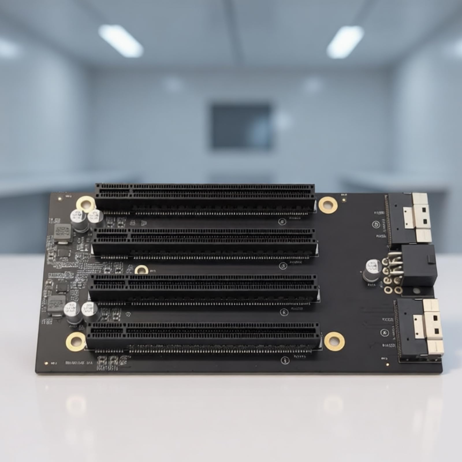 Scheda Estensione PCIe4.0 avanzata con 4 Slot PCIe X4X4X4X4 e Robusta Base Tg170 per Un Funzionamento Stabile