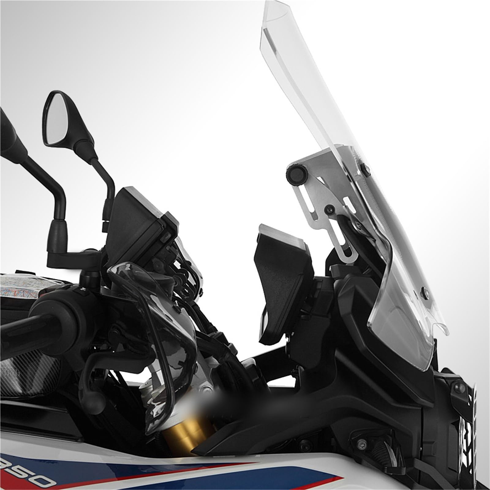 Ajusteurs De Pare-Brise pour Moto, Support Plaque Navigation GPS, Adapté À La pour BMW F750 GS F 850GS F750GS F850GS 2018 2019 2020 2021 2022