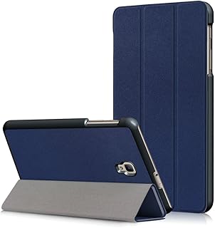 Kepuch Custer Case for Samsung Galaxy Tab A 8.0 2017 T380 T385,Ultra-Thin PU-Leather Hard Shell Cover for Samsung Galaxy Tab A 8.0 2017 T380 T385 - Blue