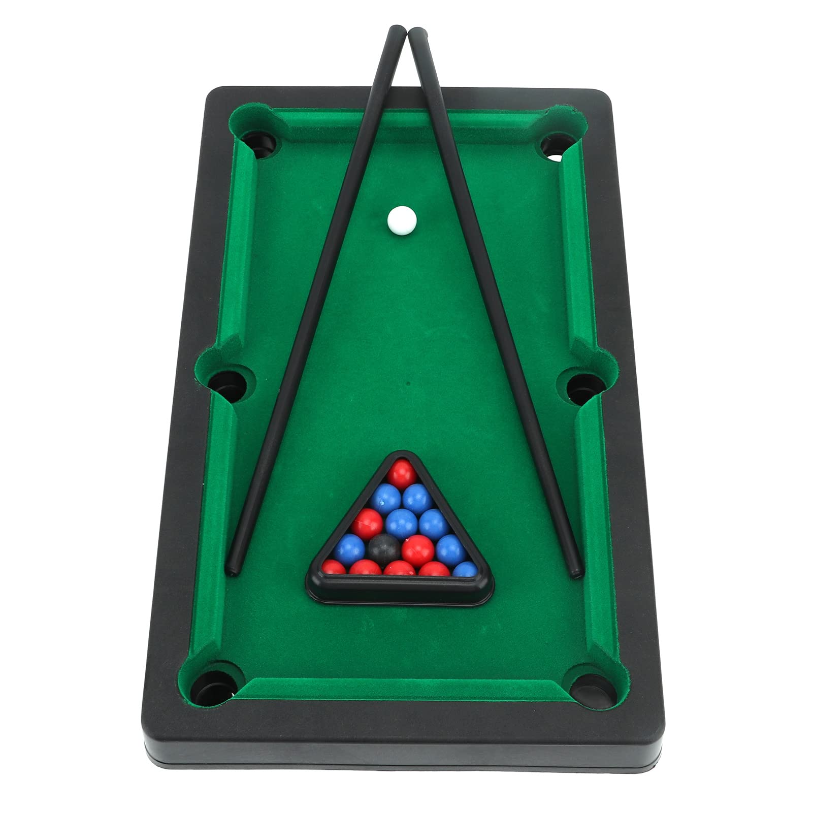 Tavolo da Biliardo in Miniatura, Simulazione Compatta Divertimento Robusto Gioco di Biliardo in Miniatura Decorativo Interattivo per Ufficio