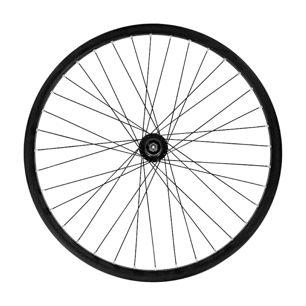 MVTEK, Rear Wheel 24 Inch MTB Double Frame Disc Brake Unisex Adult, Black, One Size