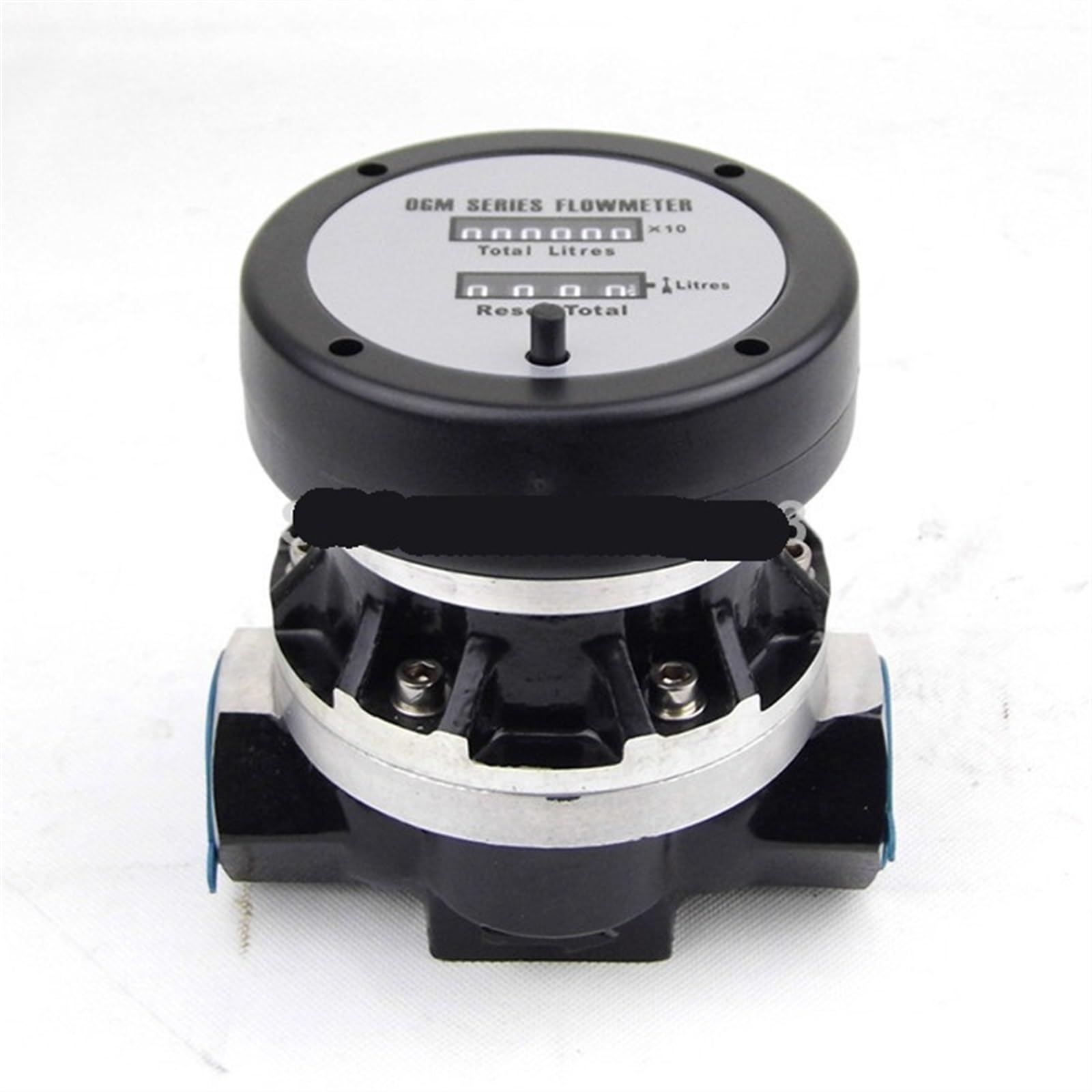Oval Gear Water Fuel Flow Meter Counter Indicator Flowmeter Device DN25 DN40 DN50 High Precision Liquid Mechanical Diesel(DN25)