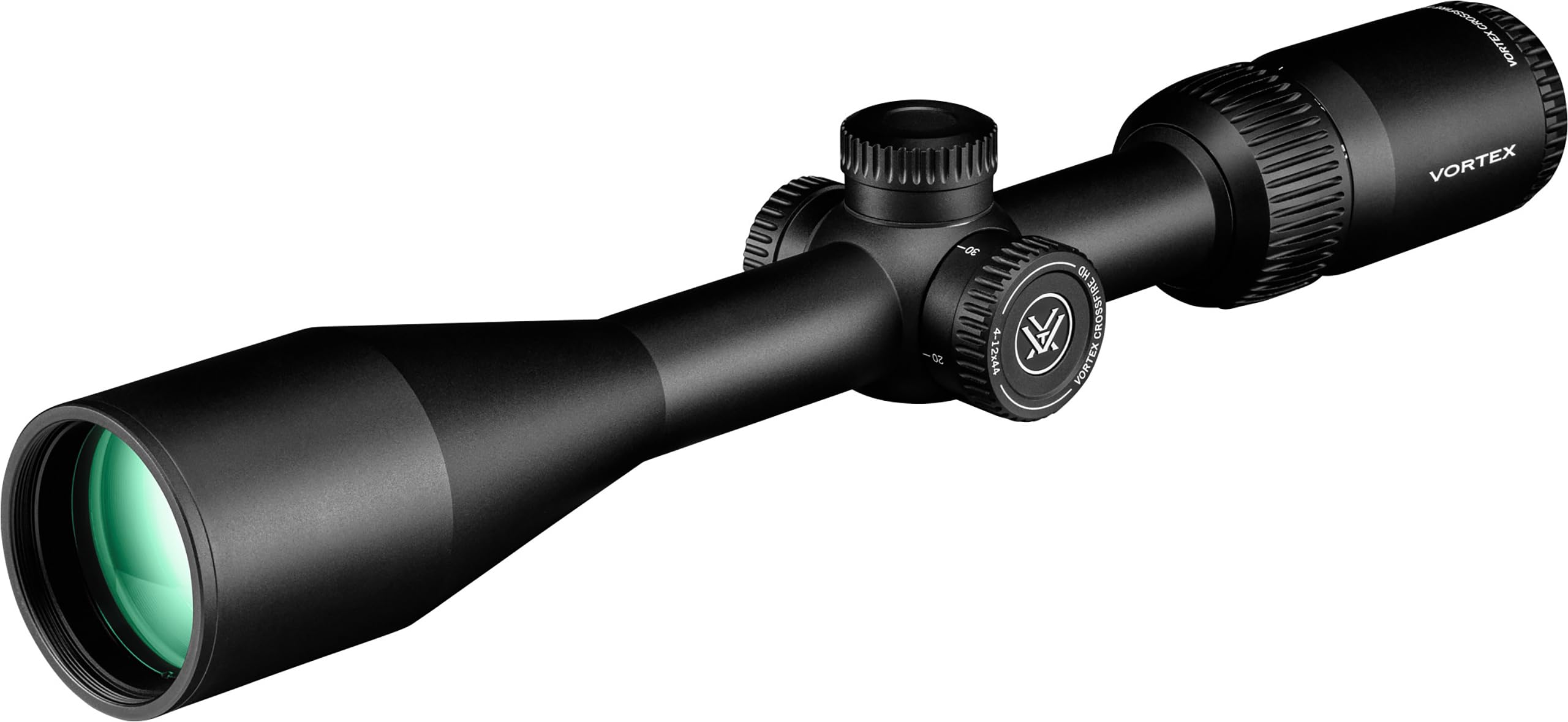 Vortex Crossfire HD 4-12x44 Second Focal Plane, 1-inch Tube Riflescope - Dead-Hold BDC MOA Reticle