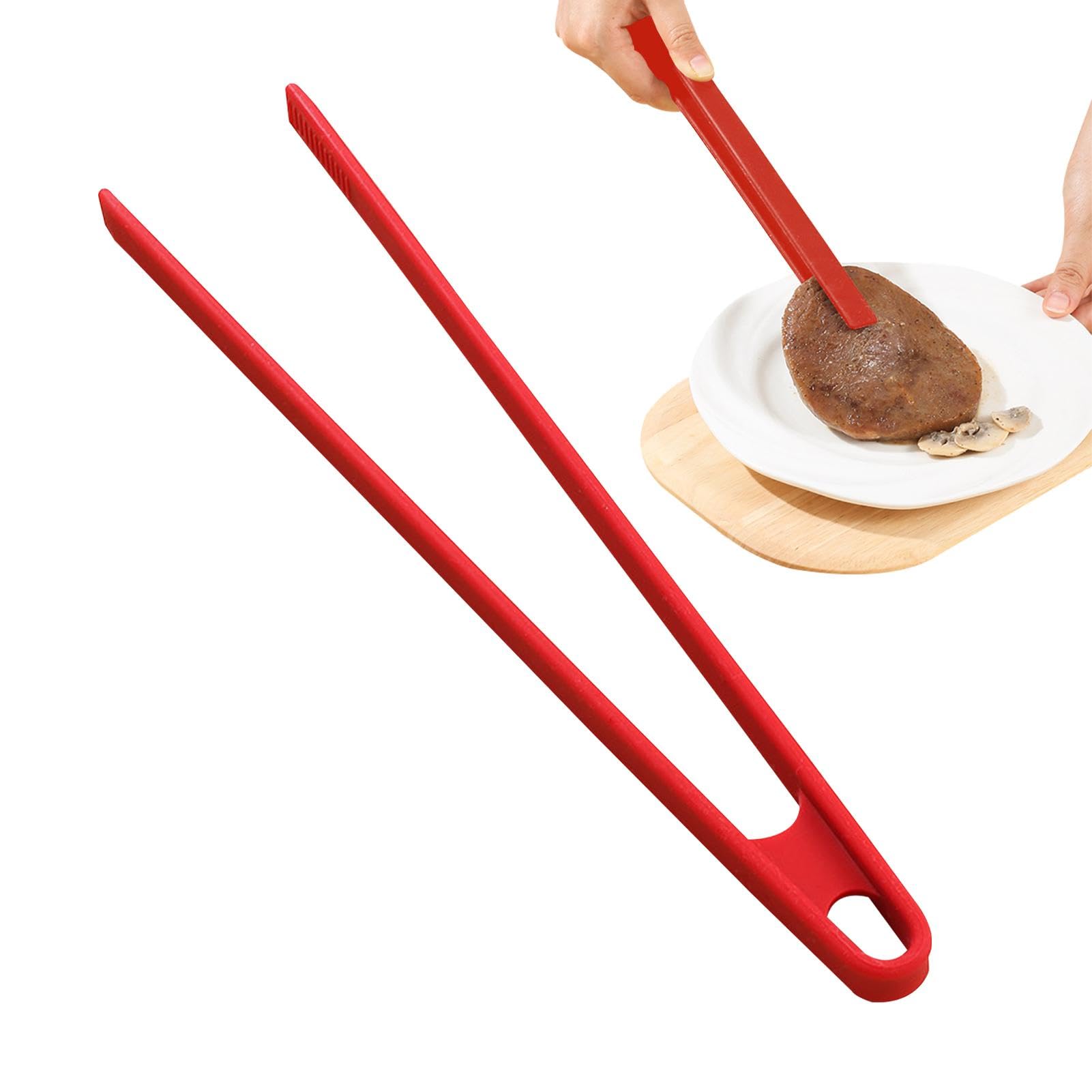 Set 2 Pinze Da Cucina In Silicone Antiscivolo 30 Cm - Resistente Al Calore 315°C Per Barbecue, Insalata E Bistecche