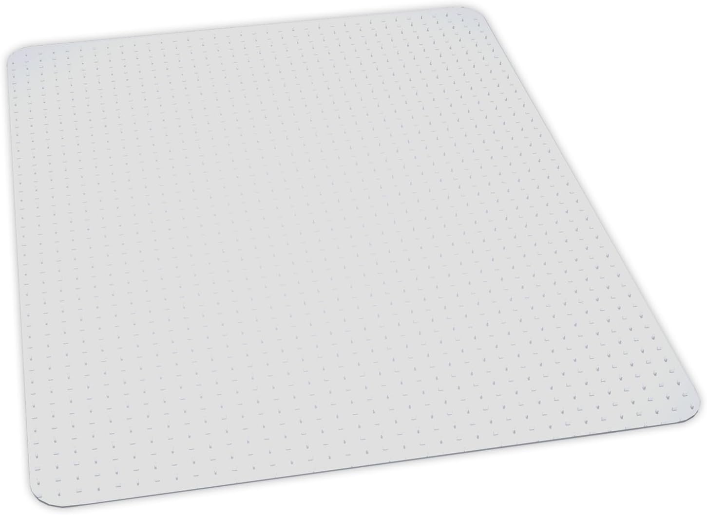Clear Rectangular Vinyl Chair Mat with AnchorBar Cleats