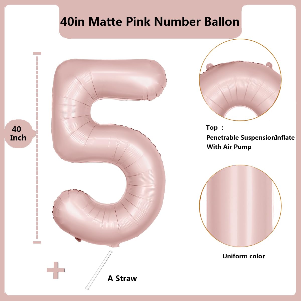 Red 0 balloon 40 Inch Giant Helium Foil Number 0 to 9 Red Balloon Birthday Wedding Party Digital Decorations (Number 0) — view 386