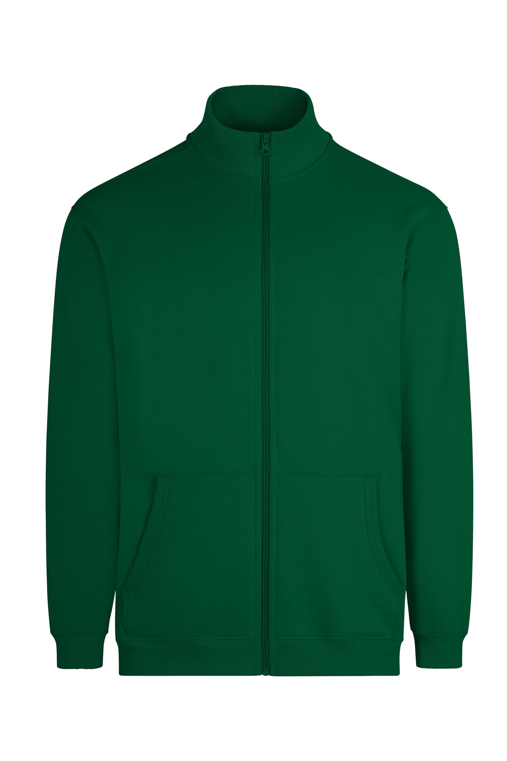Sweat Mukua zippé contre le froid pull vert confortable XS