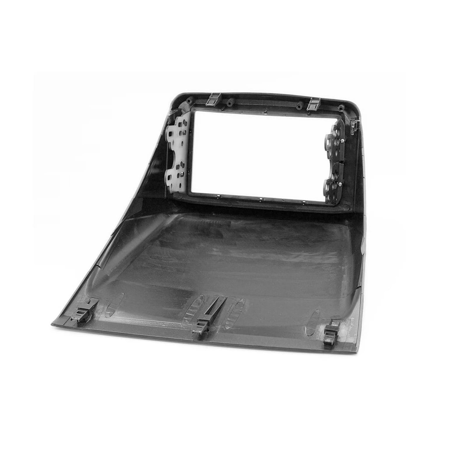 Fascia Marco Radio Coche Panel Estéreo Y DVD Radio Fascia DIN Simple/Doble, Kit Ajuste Instalación Montaje Tablero para Mitsubishi, para Pajero Sport, para Triton L200