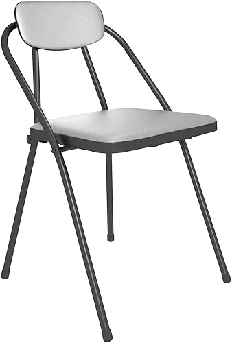 YXHCHUN Silla plegable acolchada de vinilo paquete de 4 puntas de patas que no se marcan y evitan resbalones marco de acero adecuado para sala de