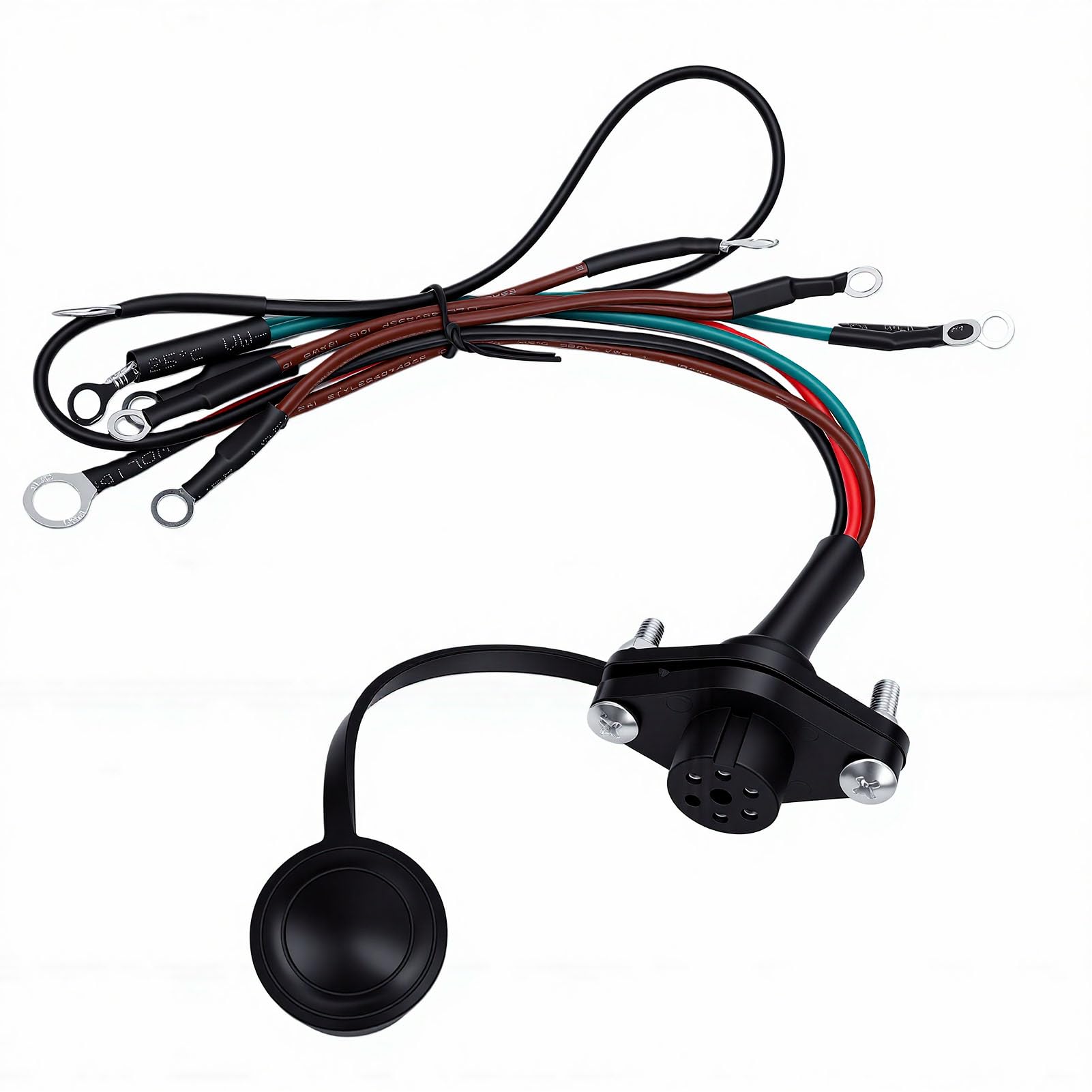 Cryfokt Winch Connector Socket Harness, 5 Wire High Strength