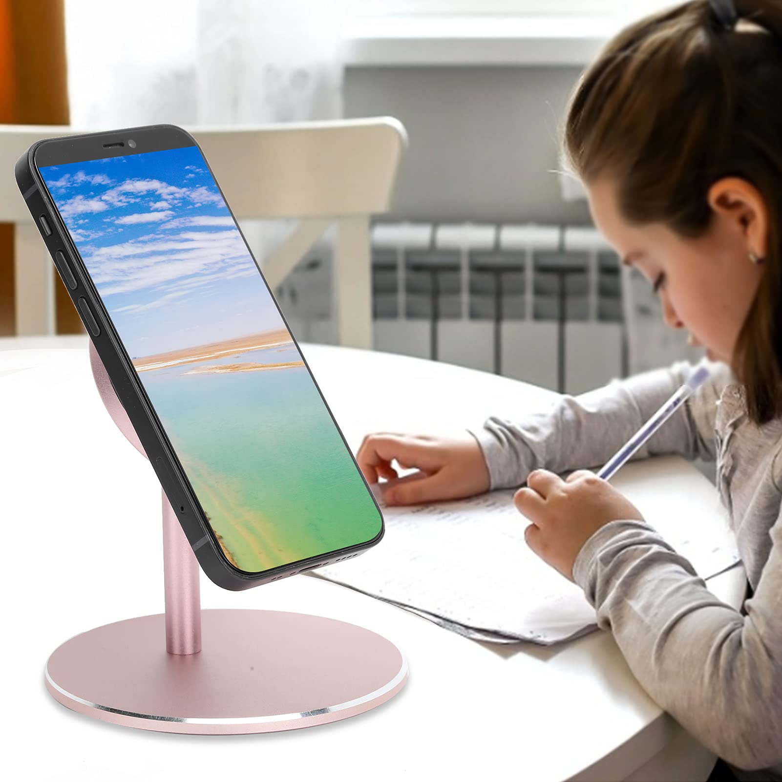 Cocoarm Base di Ricarica Wireless in Lega di Alluminio per (PINK)