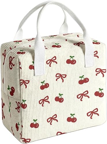 Lonchera para mujeres y hombres, bolsa de almuerzo de tela aislada para el trabajo, lonchera para adultos a prueba de fugas, bolsa de almuerzo más