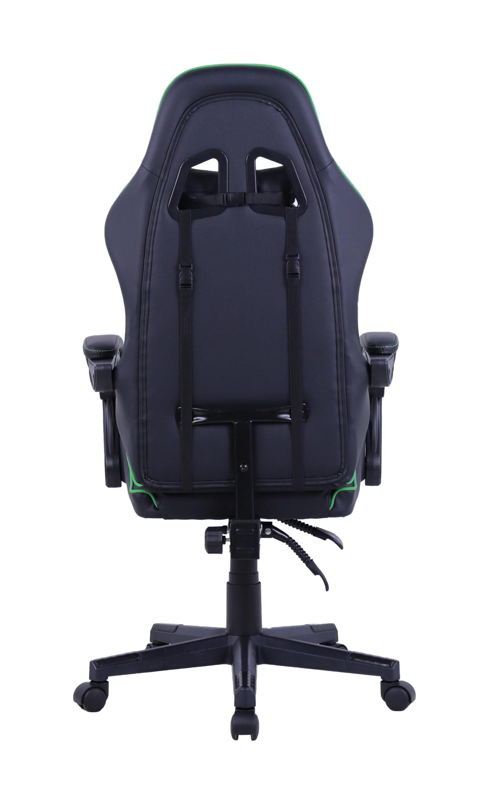 Skull Factory Sedia Gaming Ergonomica, Regolabile, Base Nylon, Pistone a Gas Classe 3, Cuscino Cervicale, Cuscino Lombare, Rivestimento in PVC, Ruote Silenziose