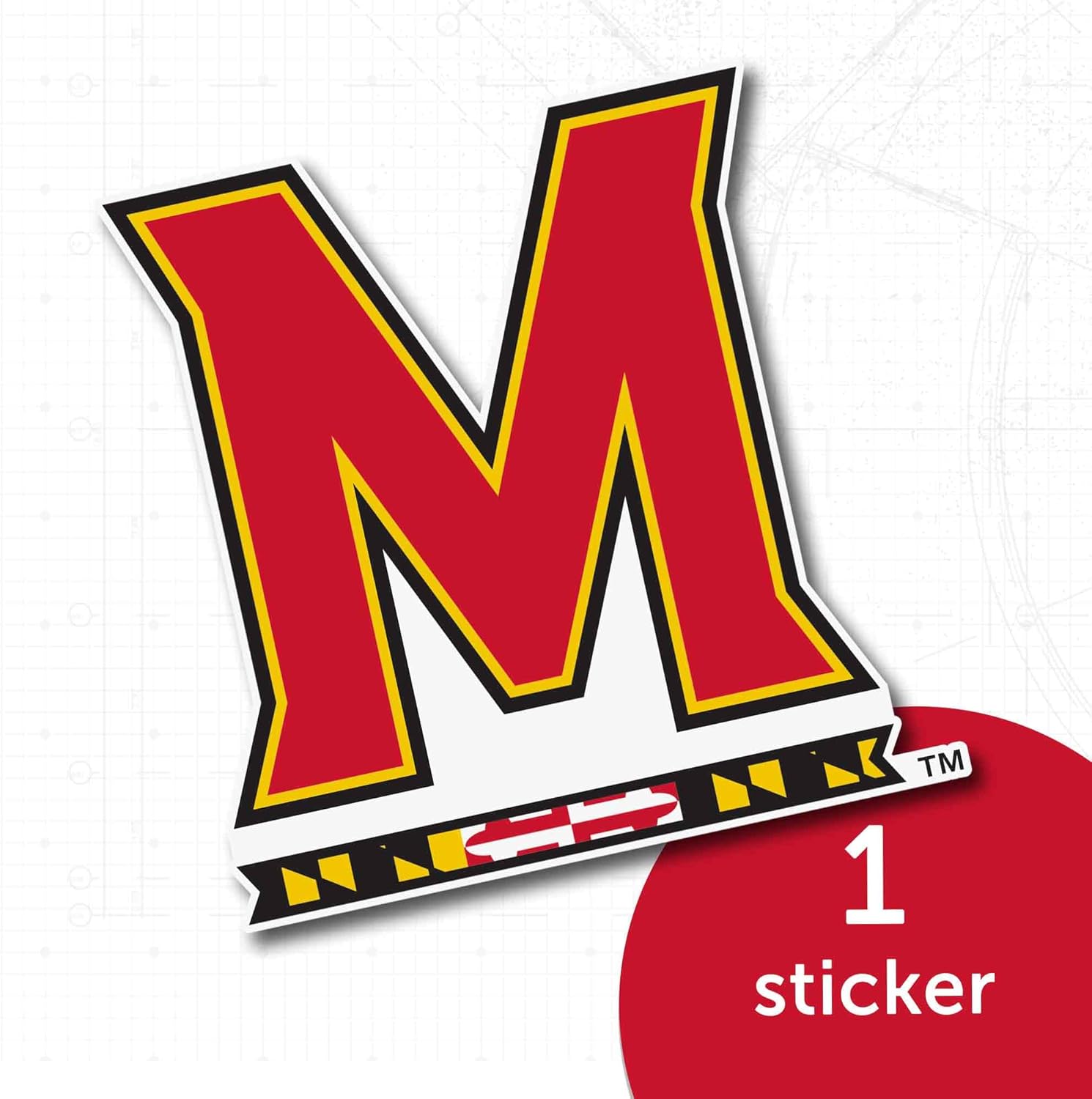 Desert Cactus University of Maryland Sticker Terrapins UMD Terps Vinyl Decal Laptop Water Bottle Car Scrapbook (IND 1) - Image 5