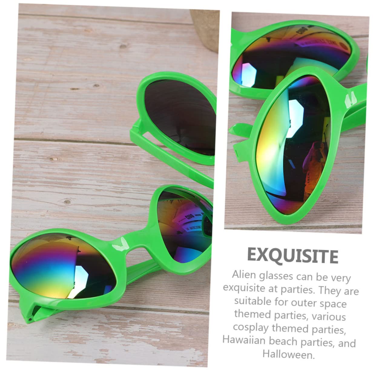 VALICLUD gafas extraterrestres favores de fiesta gafas de sol gafas de sol para fiesta gafas alien gafas sol gafas fiesta anteojos gafas de verano accesorios de fiesta el plastico