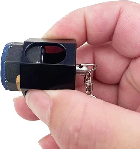 Miniatura 2 de DYNWAVE Soporte para tiza para taco de billar, llavero portador de tiza para tizas redondasoctogonales, bolsa de tiza octogonal portátil ligera,