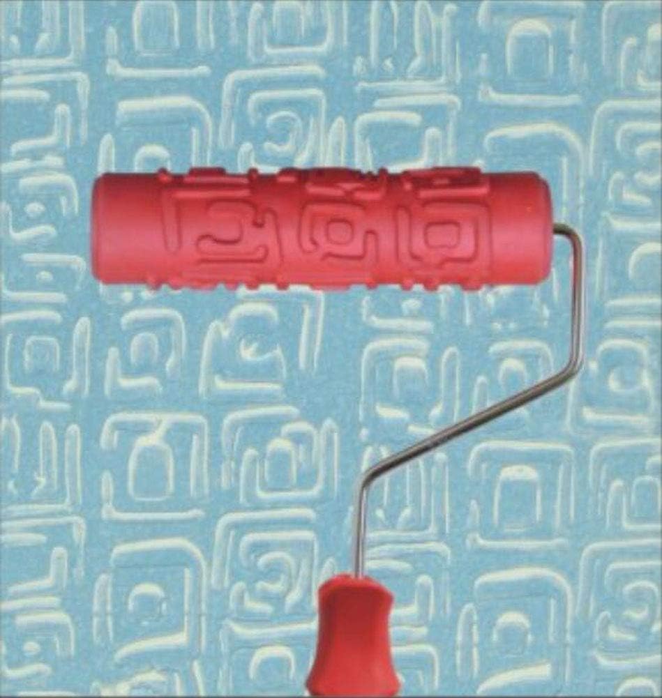 Psivika 7" Art Roller DIY Patterned Paint Roller Wall Painting Pattern