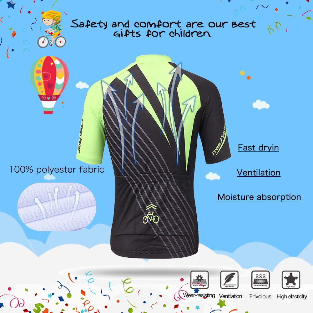 Combinaison de Maillot Cyclisme Velo Pantalons pour Enfant