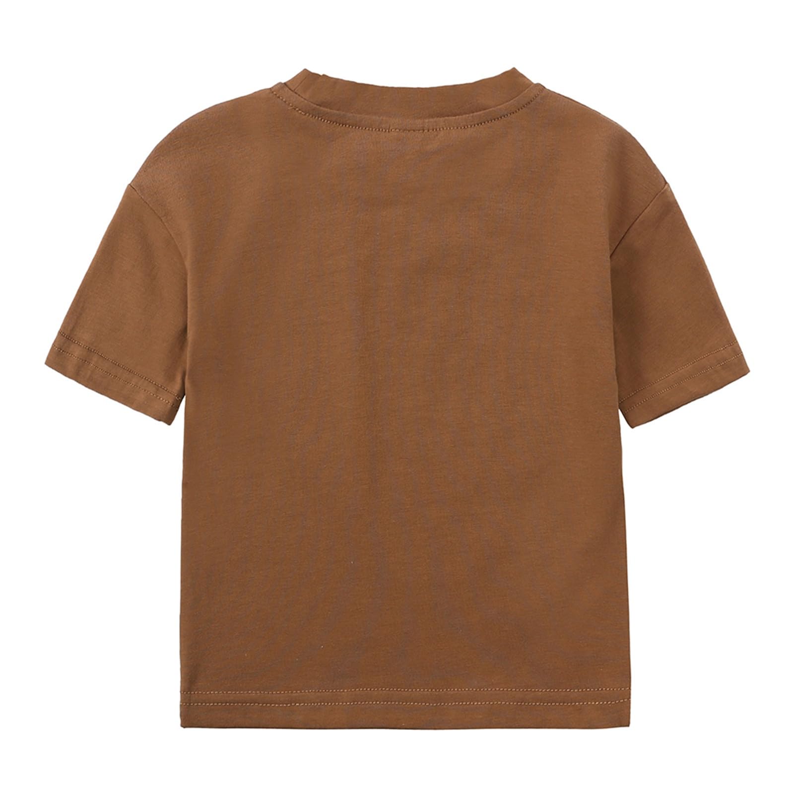 Conjunto Verano Niños Manga Corta Conjunto de Algodón Ropa de Verano para Niñas CamisetaNiños Ropa Bebé DeportivoNiño Camiseta con Pantalones Cortos Infantil 2 Piezas