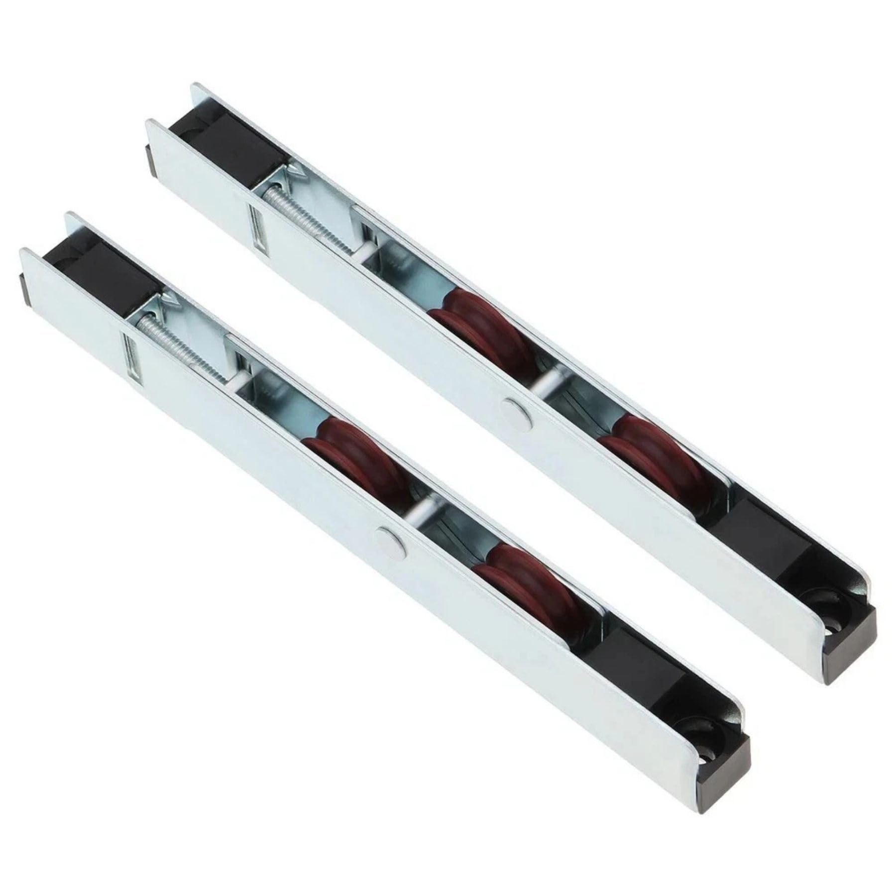 Okodoko Silver 2Pcs Sliding Patio Door Rollers Fits Upvc Timber Aluminium Door 160 X 12 X 20Mm