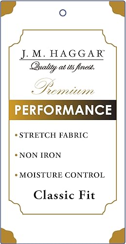 Miniatura 6 de J.M. Haggar Men's Performance Long Sleeve Classic Fit Button Down Dress Shirt