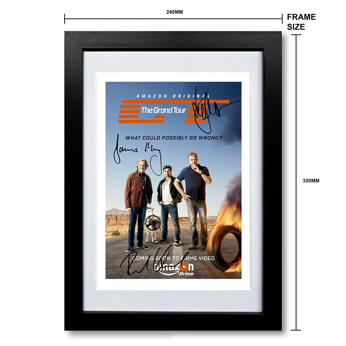 Memorabilia The Grand Tour Cast Signed Autograph A4 Poster Photo