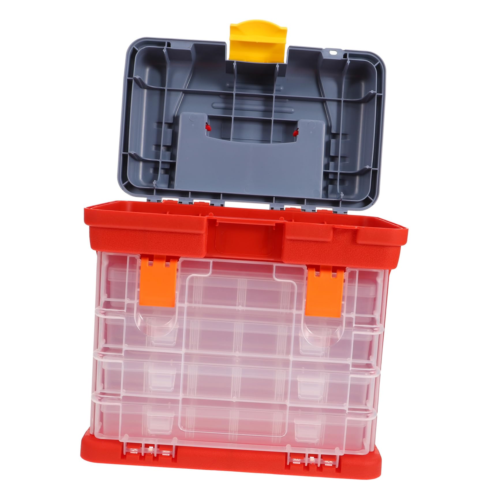 Boîte de rangement outils et pièces avec bac amovible