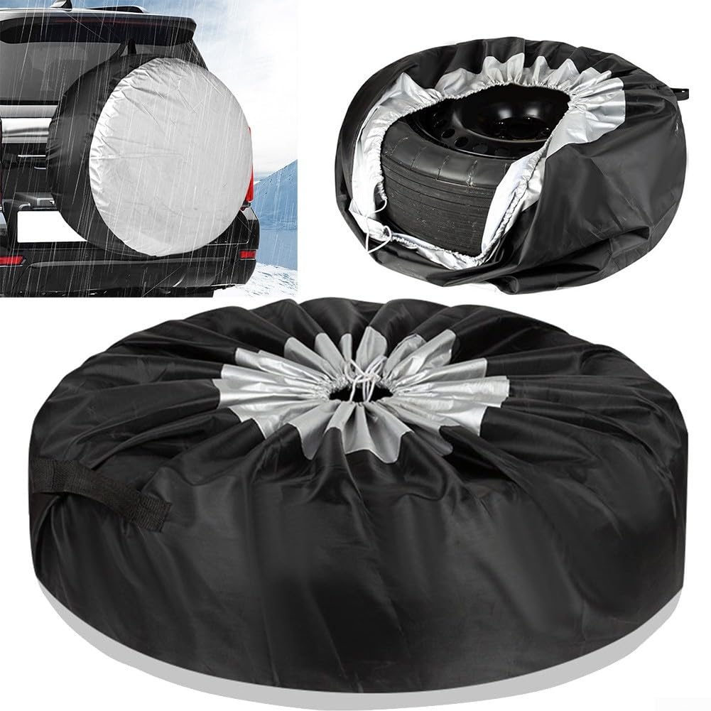 Copertura per ruota di scorta resistente alle intemperie, perfetta per proteggere il tuo veicolo dai raggi UV e dallo sporco (S)