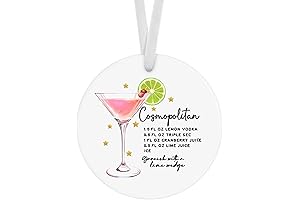 Cocktail Christmas Ornament: Cosmopolitan
