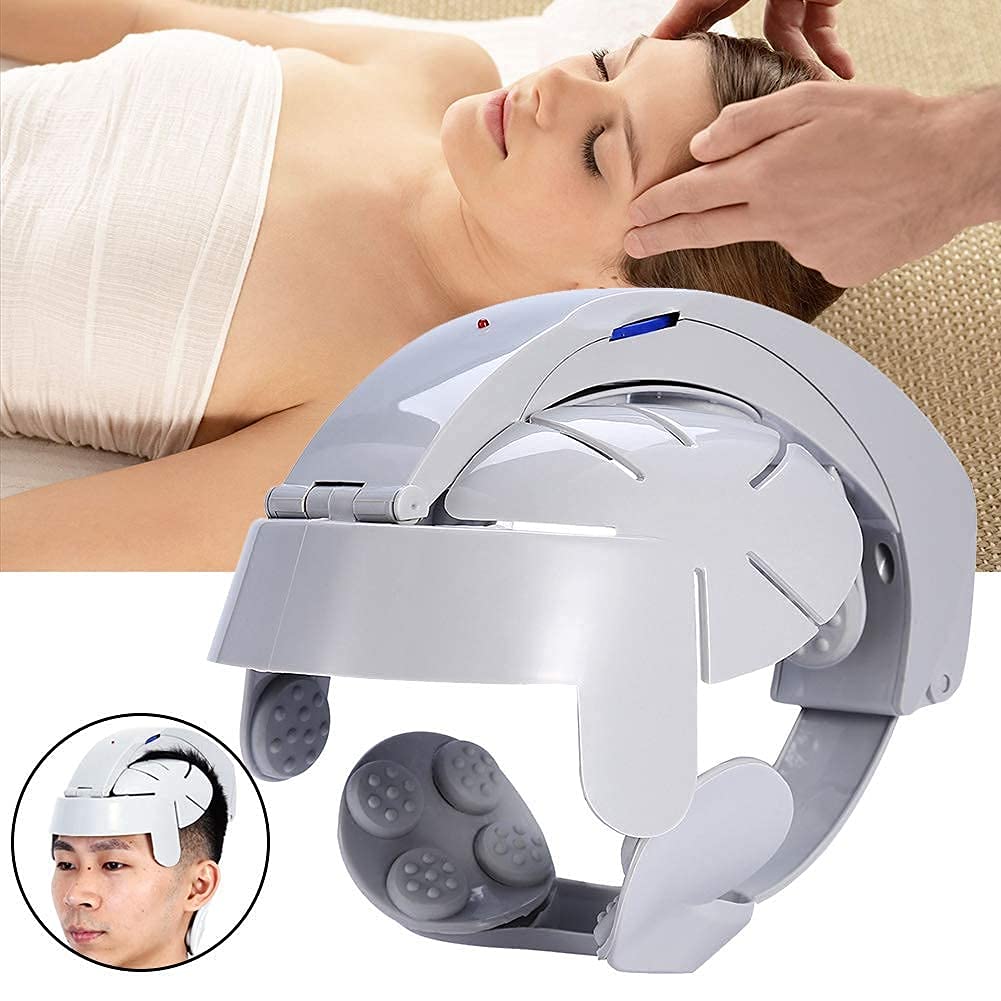 Flipco Head Vibration Massage Easy-Brain Massager Electric Head Massage  Relax Brain Acupuncture Points Stress Release Easy Brain Massager Machine :  Amazon.in: Health & Personal Care