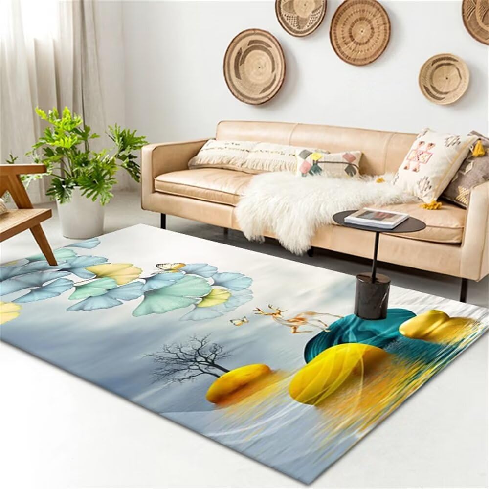 Tapis chambre et salon 170x240cm multicolore pour créer un coin cosy et doux