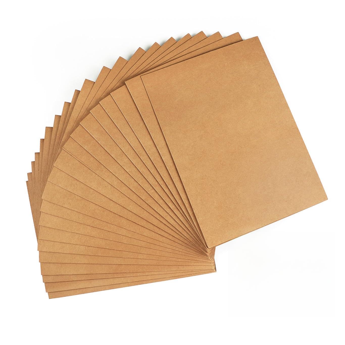TOYANDONA 20stücke Kraftpapier-präsentationsmappe Verschleißfest Und Langlebig Zur Organisation Von Präsentationsdokumenten Und Büropapieren
