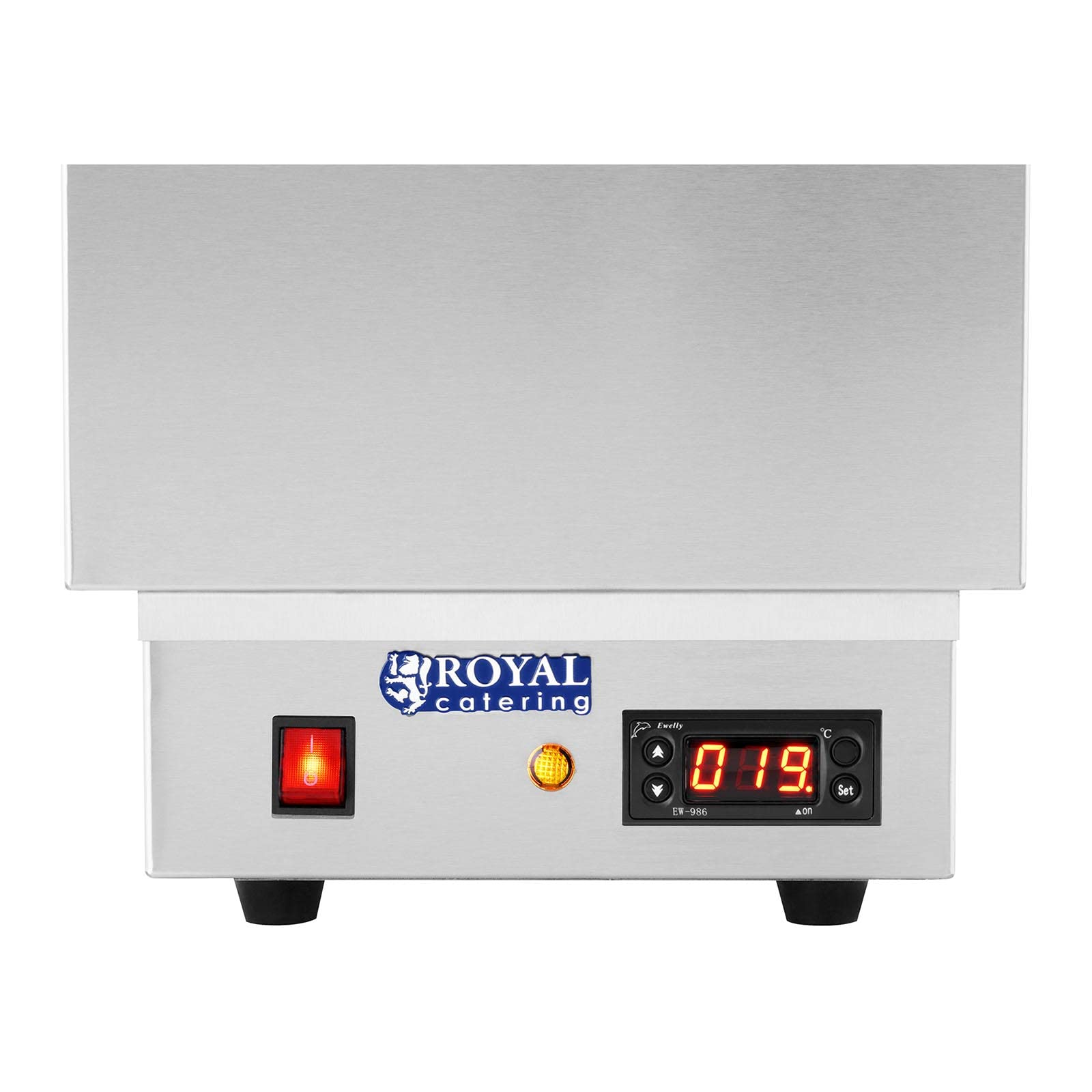 Royal Catering - RCCM-250-2GN - Bagnomaria per cioccolato - 2 x 1/4 GN