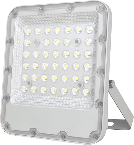 AUXTINGS Luces de inundación LED de 30 W para exteriores, 3000 lúmenes, luces de seguridad, lámpara exterior de 6000 K, luz de día, luz blanca,